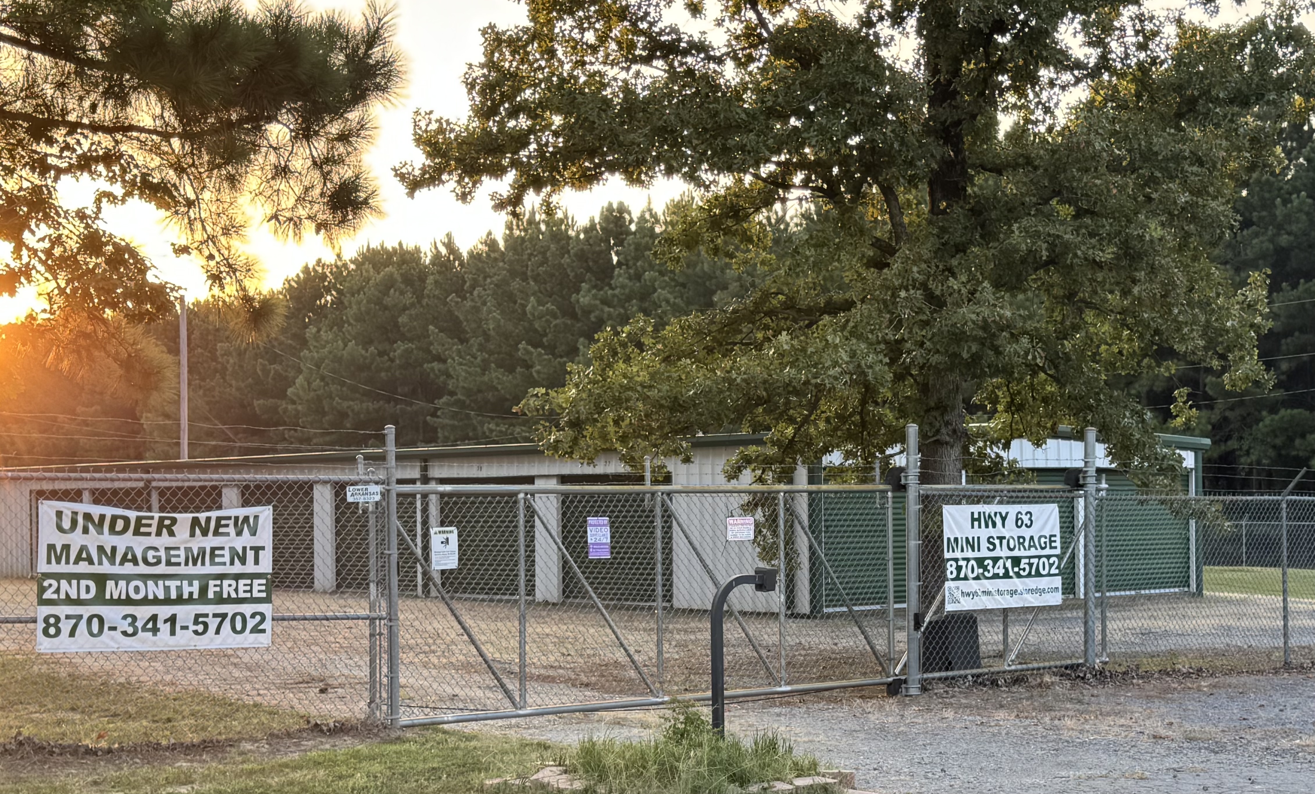 secured units in Rison, AR